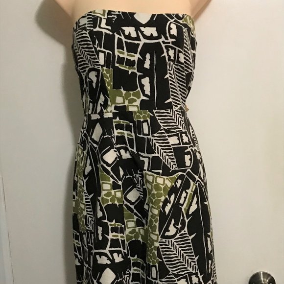 Banana Republic NWT Empire Strapless Dress Sz 12P - Picture 1 of 7